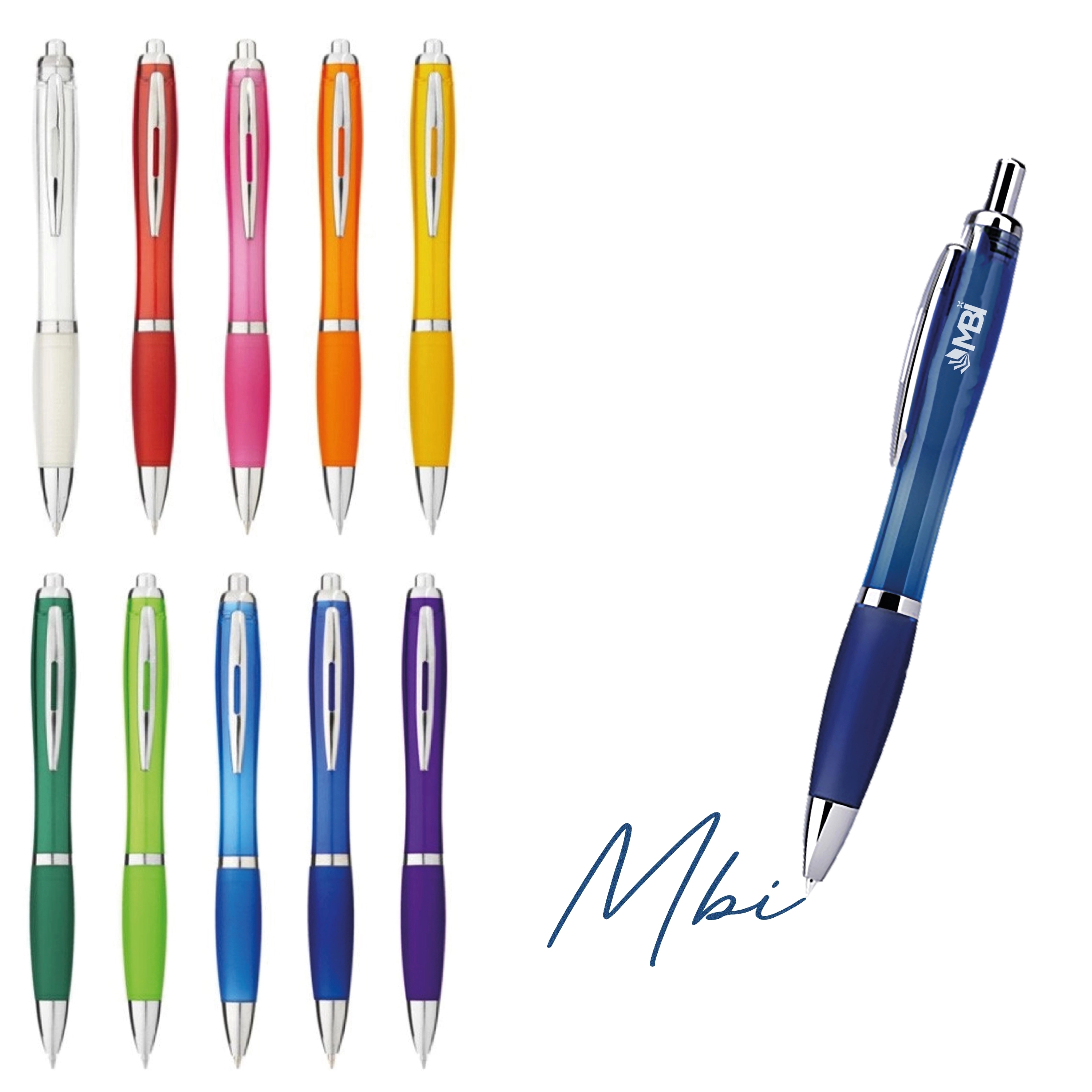 Stylo bic 3 couleurs + 1 fluo personnalisé - Fab France - BIC 4 COLOURS FLUO