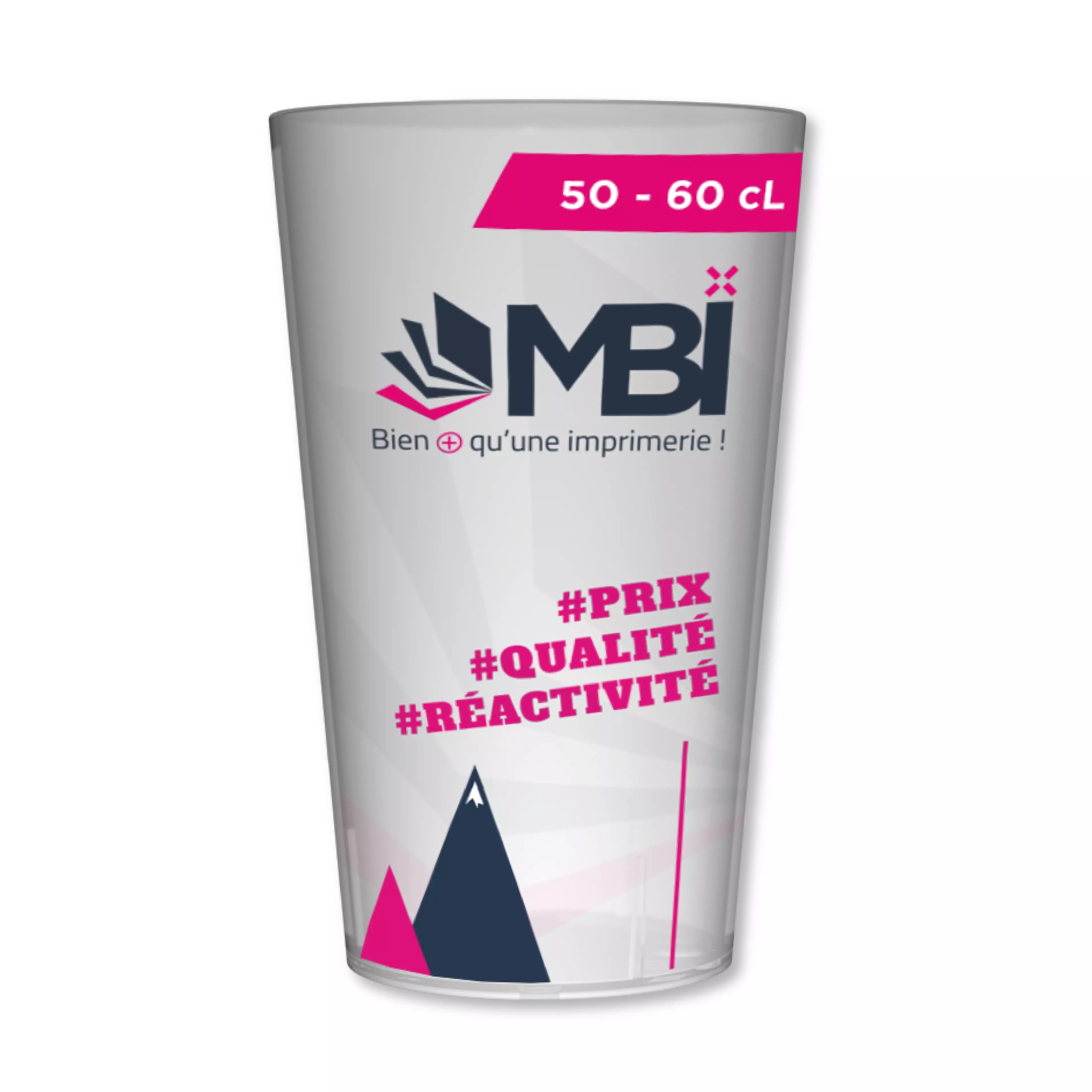 Gobelet personnalisé réutilisable 60 cl