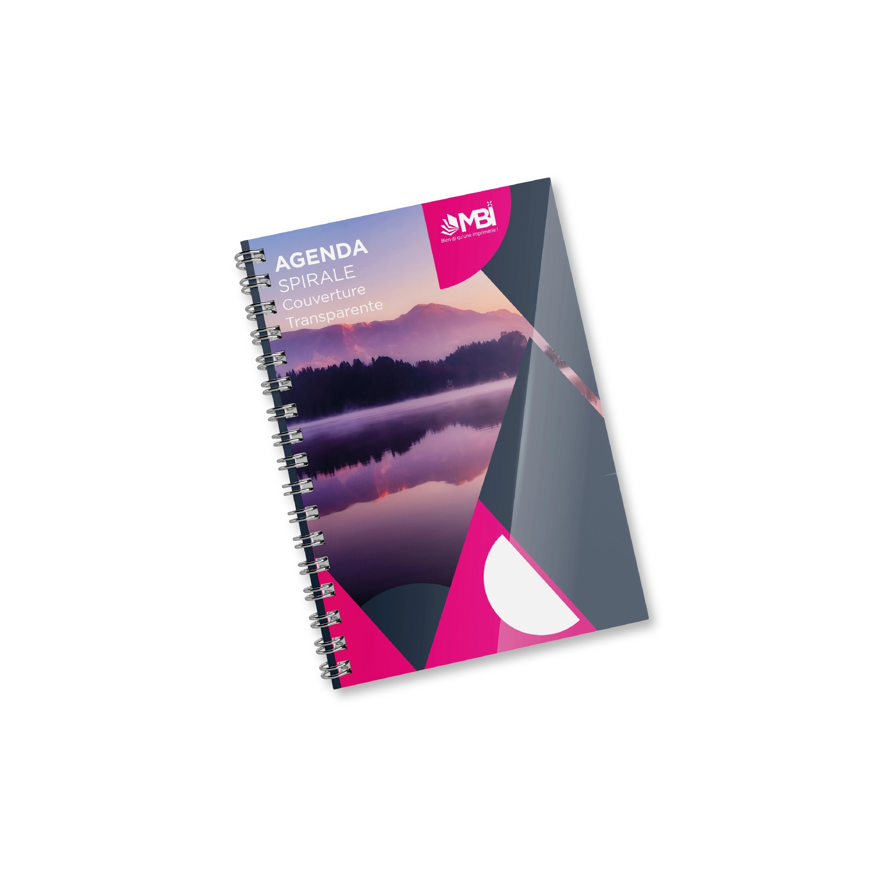 Agenda couverture transparente - Cadeau entreprise et papeterie - MBI