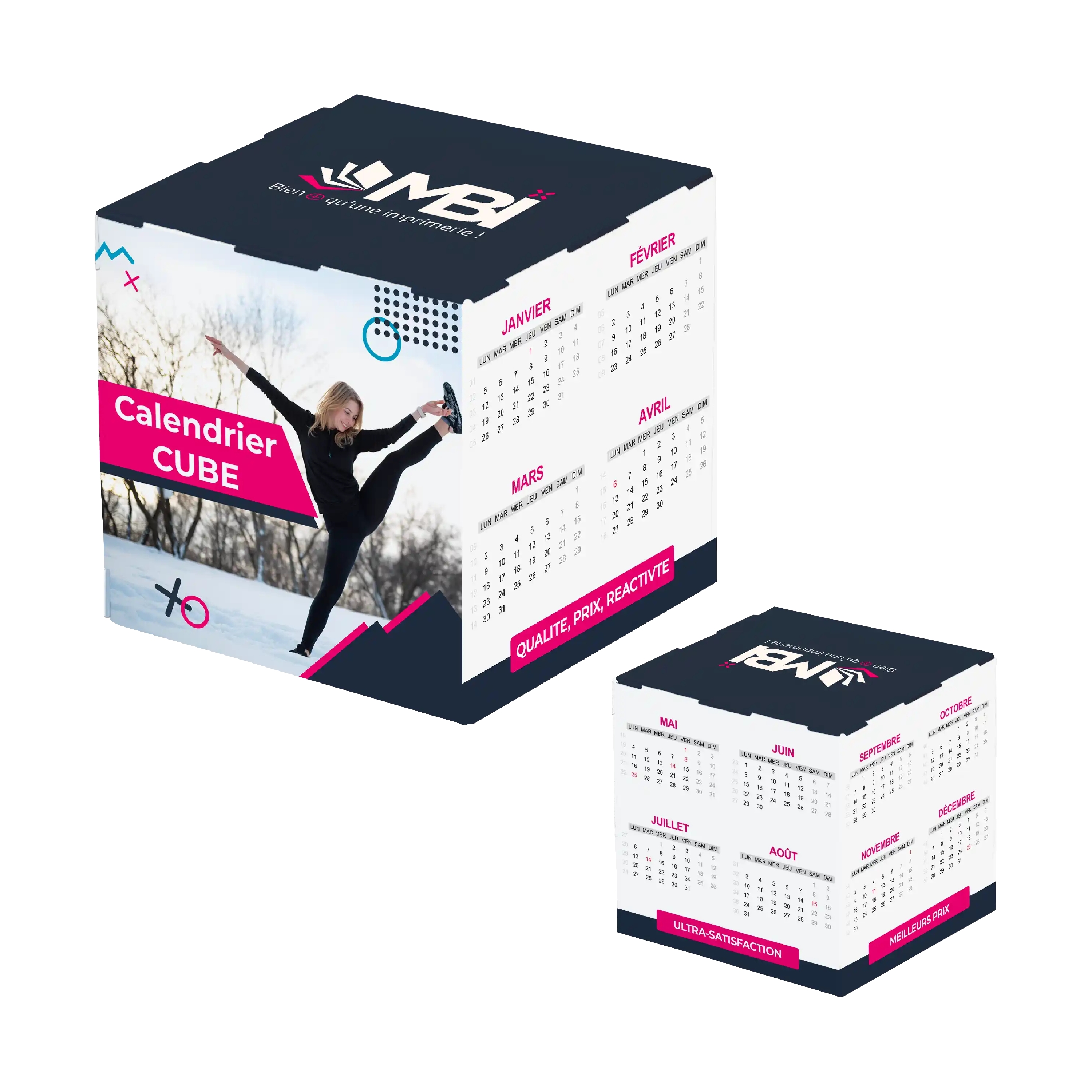Calendrier cube