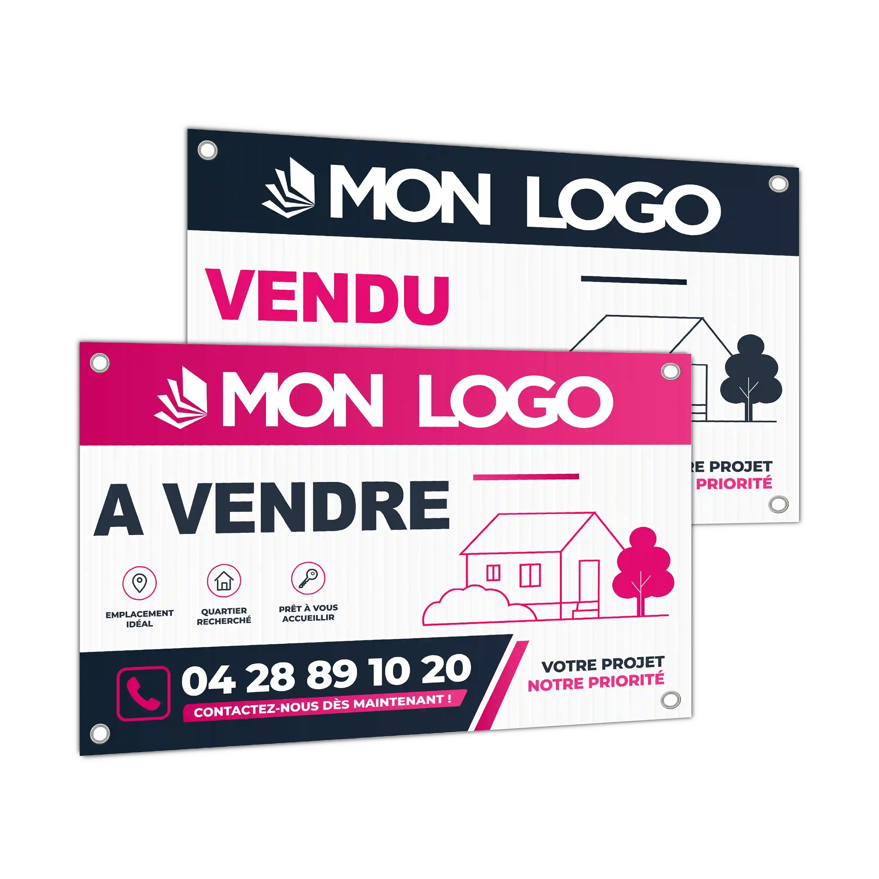 Panneaux immobilier