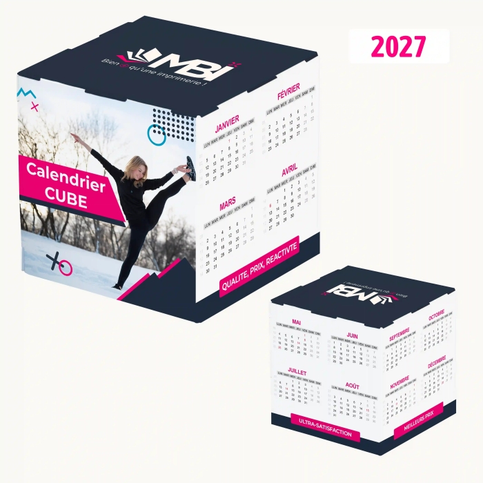 Calendrier cube