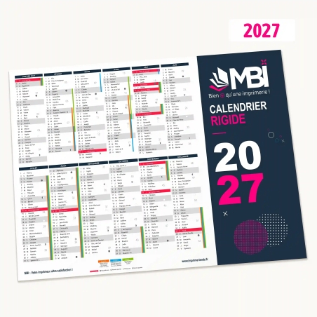 Calendrier rigide