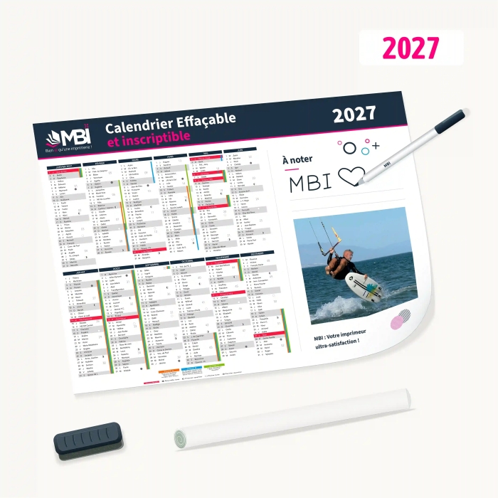 Calendrier effaçable &...