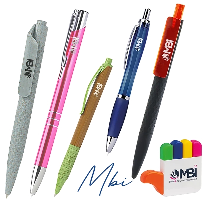 Stylo publicitaire pas cher & personnalisé - Impression rapide - MBI