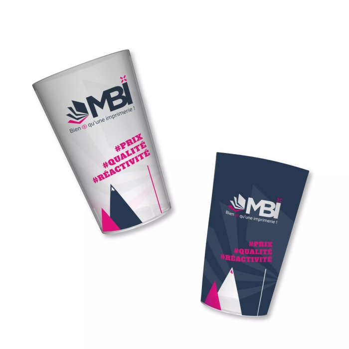 Gobelet publicitaire pas cher & Ecocup personnalisé 25cL & 50 cL - MBI