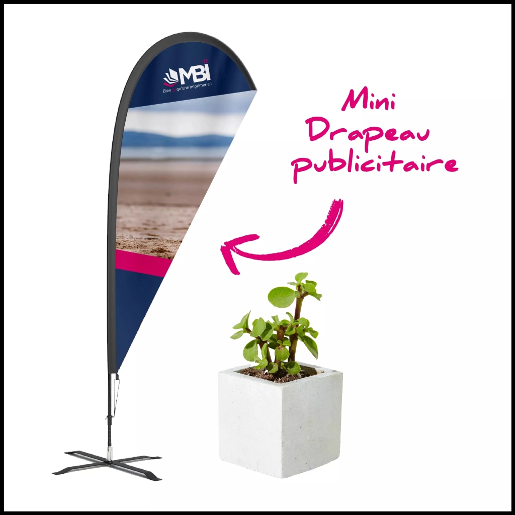 Drapeau publicitaire : guide complet pour choisir votre oriflamme