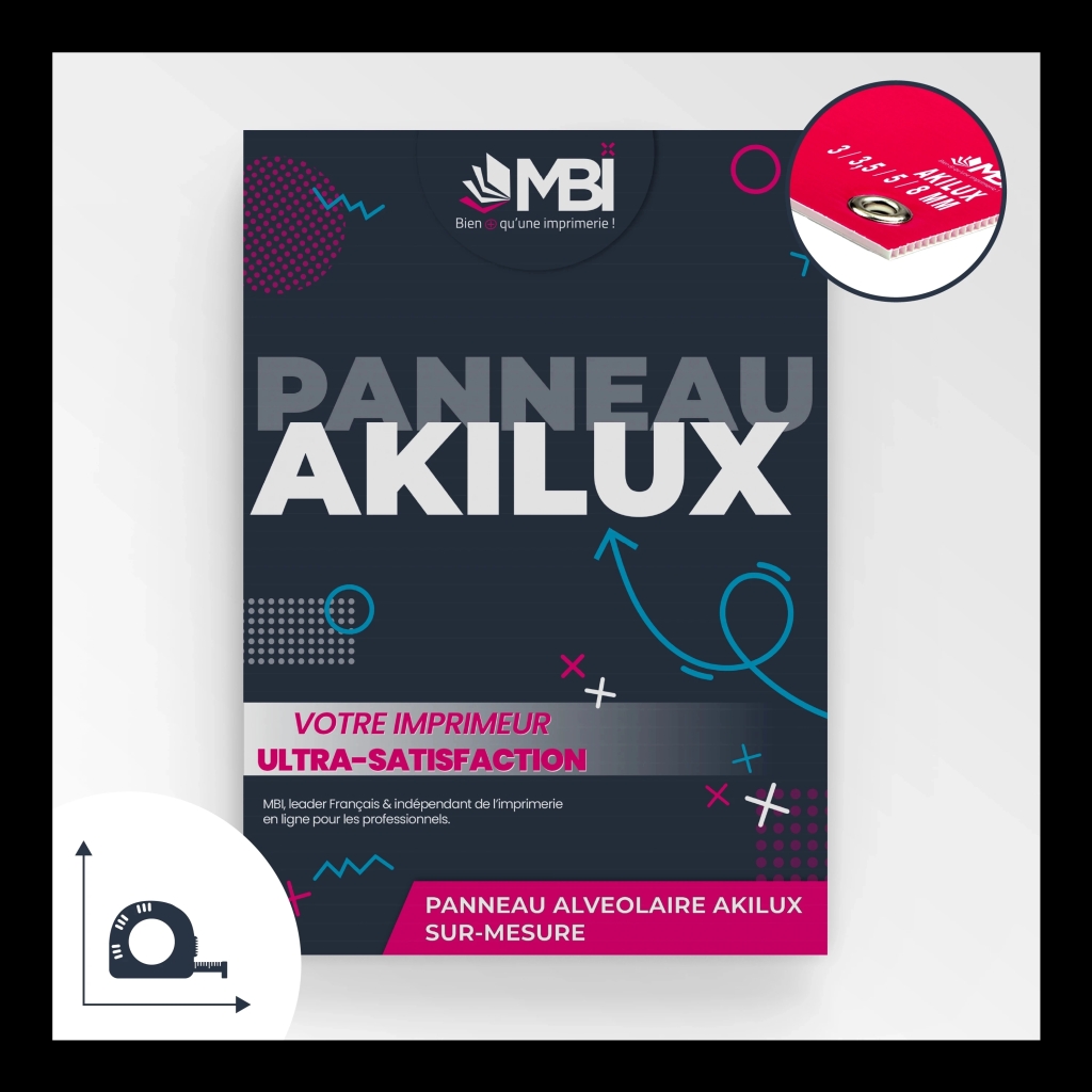 Panneau Akilux pour l’immobilier : le support léger, visible et rationnel