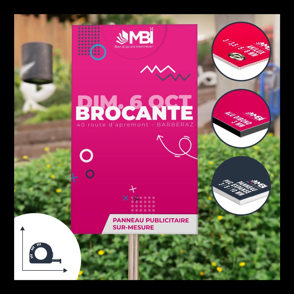 Panneau publicitaire pour l’extérieur : le bon matériau au bon prix 