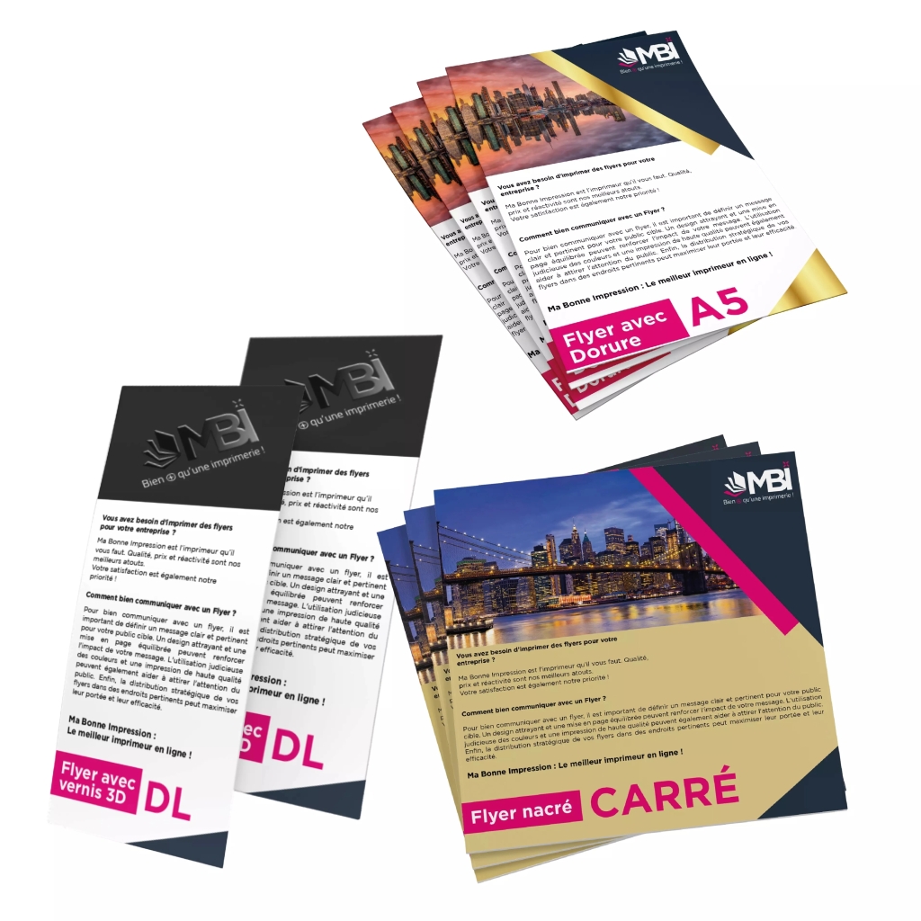 Impression de flyers pas chers : commandez des flyers efficaces