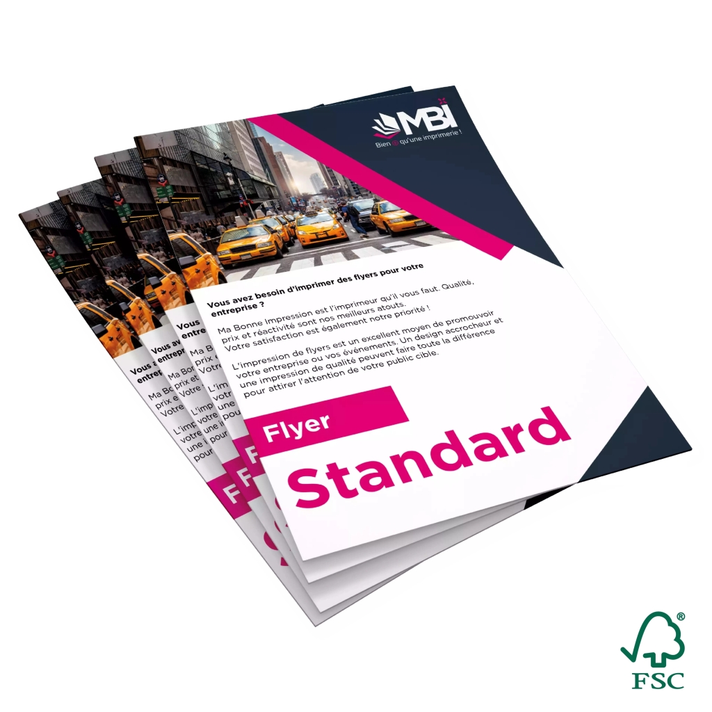 Impression de flyers : commandez le bon format, le bon papier