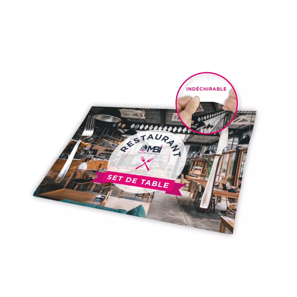 Set de table personnalisé : commandez un support publicitaire pour restaurant