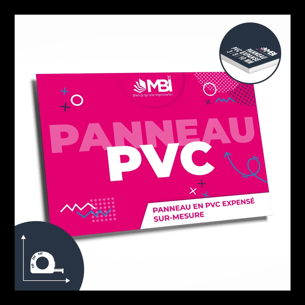 Panneau PVC Forex : un support léger pour une signalétique durable