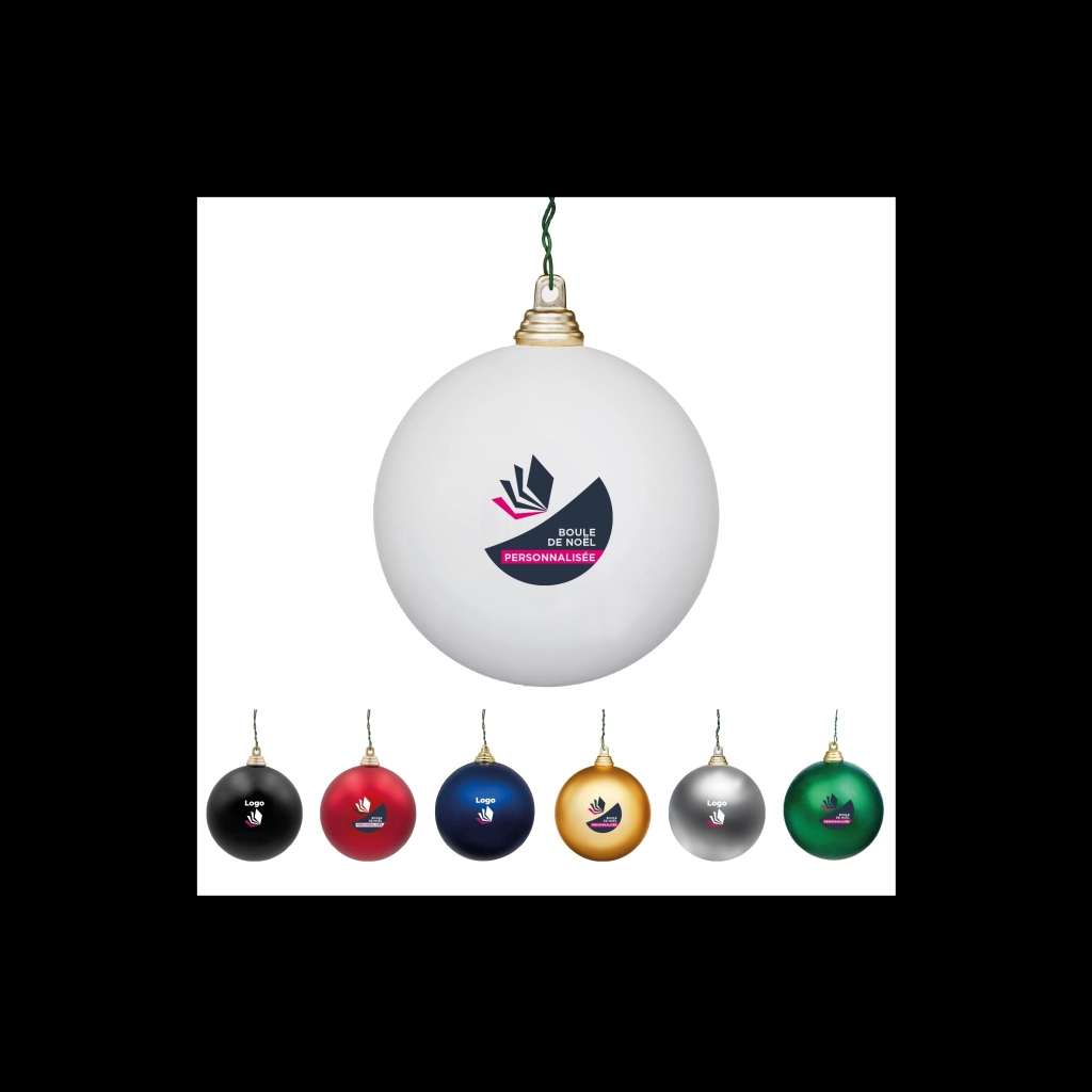 Boule de Noël personnalisée d’entreprise : comment la choisir ?