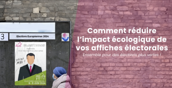 Comment réduire l'impact écologique de l'impression d'affiches électorales