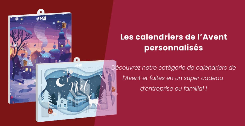 Les calendriers de l'Avent personnalisés 